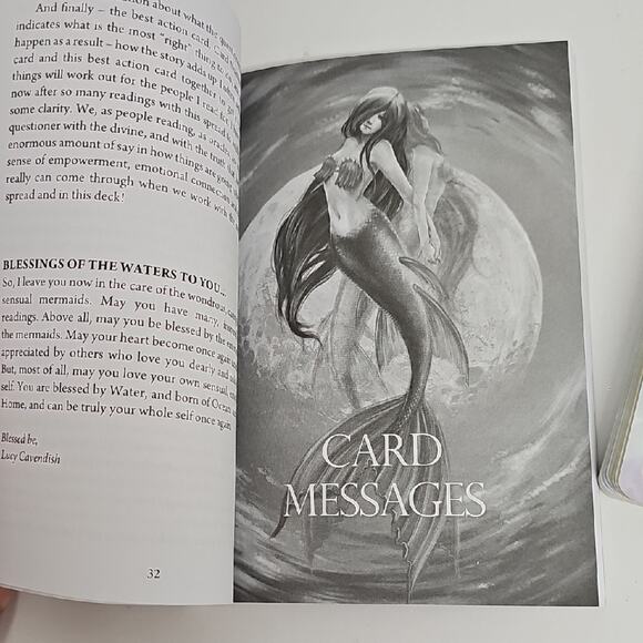 Oracle of the Mermaids Majical Messages of Healing Love and Romance Card Deck - Picture 5 of 6